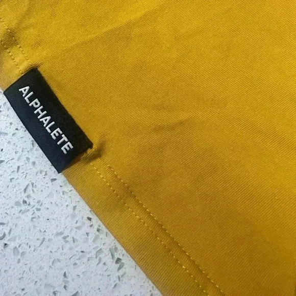 Alphalete PBNS Mustard Yellow Tank size XXL EUC - Picture 6 of 9